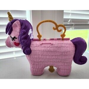 Mattel Polly Pocket: Unicorn Party Play Set Figure Surprises Little Ages 4+ Pony